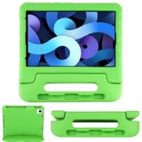 EVA Bumper Protective Case with Handle & Holder & Pen Slot For iPad Air 2020 10.9(Green)