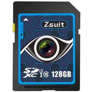 Zsuit Honeycomb Series 128GB Camera Lens Pattern SD Memory Card for Driving Recorder / Camera and Other Support SD Card Devices