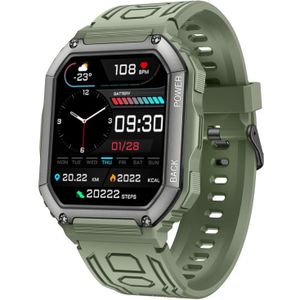 KR06 waterdichte stappenteller sport smart watch  ondersteuning hartslag / bloeddrukmeting / BT bellen