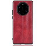 For Huawei Mate 40 RS Porsche Design Shockproof Sewing Cow Pattern Skin PC + PU + TPU Case(Red)