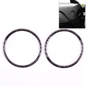 2 PCS Car Door Horn Trim Ring Decorative Sticker for Ford Mustang