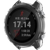 For Garmin Forerunner 245 / 245M Smart Watch Silicone Protective Case(Transparent Grey)