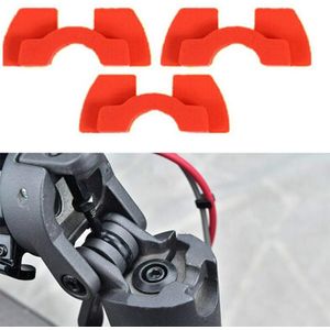 3 in 1 Shock Absorption Shockproof Standing Handle Rubber Damper for Xiaomi Electric Scooter(Red)