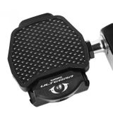 1 Pair Richy Road Bike Lock Pedal To Flat Pedal Converter Is Suitable For SPD / LOOK Road Pedal Lock  Style:SPD(Black)