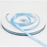 High Density Polyester Hand Woven Ribbon  Size: 91m x 0.6cm(Baby Blue)