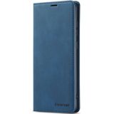 For Samsung Galaxy S20 FE Forwenw Dream Series Magnetic Oil Edge Horizontal Flip Leather Case with Holder & Card Slot & Photo Frame & Wallet(Blue)