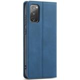 For Samsung Galaxy S20 FE Forwenw Dream Series Magnetic Oil Edge Horizontal Flip Leather Case with Holder & Card Slot & Photo Frame & Wallet(Blue)