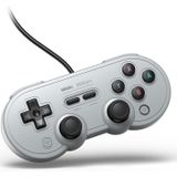 8Bitdo SN30 PRO USB Wired Gamepad Joystick for Swith / Steam / PC(Grey)