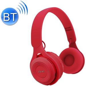 M6 Wireless Bluetooth Headset Folding Gaming Stereo Headset With Mic(Red)