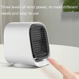 Desktop Cooling Fan USB Portable Office Cold Air Conditioning Fan  Colour: M201 Cherry Pink