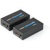 HDY-60 HDMI to RJ45 60m Extender Single Network Cable to For HDMI Signal Amplifier(EU Plug)