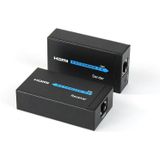 HDY-60 HDMI to RJ45 60m Extender Single Network Cable to For HDMI Signal Amplifier(EU Plug)