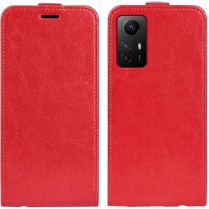 Voor Redmi Note 12S R64 textuur enkele verticale flip lederen telefoonhoes