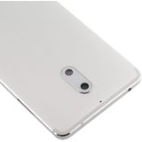 Battery Back Cover with Camera Lens & Side Keys for Nokia 6 TA-1000 TA-1003 TA-1021 TA-1025 TA-1033 TA-1039(White)