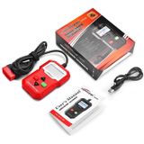 KW590 Mini OBDII Car Auto Diagnostic Scan Tools Auto Scan Adapter Scan Tool (Can Only Detect 12V Gasoline Car)(Red)