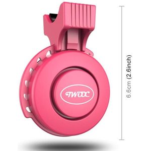 USB Mountain Bike Horn Bicycle Electric Horn (Pink)