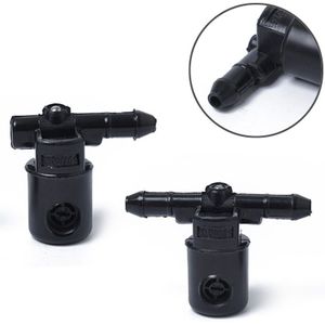 2 PCS Windshield Washer Wiper Jet Water Spray Nozzle 1451329 / 1451330 for Vauxhall Insignia / Opel
