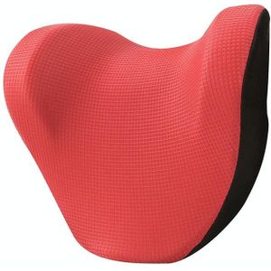 Car Headrest And Neck Pillow Ice Silk Breathable Space Memory Foam Pillow(Red)