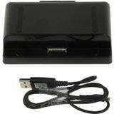 Desktop Charging Cradle 30pin Dock with Micro USB Sync Data Function for Galaxy Tablet PC (P1000 / P1010 / P7500 / P7510 / P7300 / P7100)(Black)