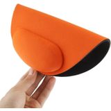 2 PCS Cloth Gel Wrist Rest Mouse Pad(Orange)