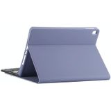 TG97BC Detachable Bluetooth Black Keyboard + Microfiber Leather Protective Case for iPad 9.7 inch  with Touch Pad & Pen Slot & Holder(Purple)