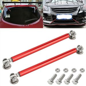 2 PCS Car Modification Adhesive Surrounded Rod Lever Front and Rear Bars Fixed Front Lip Back Shovel  Length: 20cm (Red)