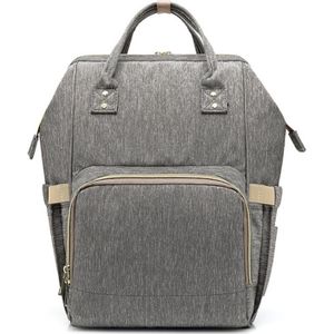 Multi-functional Double Shoulder Bag Handbag Waterproof Oxford Cloth Backpack  Capacity: 16L (Light Grey)