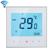 BHT-1000-GB-WIFI 16A Load Electronic Heating Type Touch LCD Digital WiFi Heating Room Thermostat with Sensor  Display Clock / Temperature / Periods / Time / Week / Heat etc.(White)