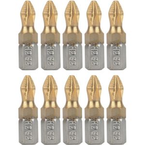 3 Sets 10 In 1 PH2 Anti-slip Titanium Screwdriver Bit Set