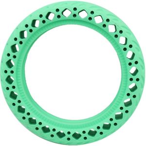 8.5 inch Electric Scooter Wear-resistant Shock-absorbing Decorative Pattern Tire Honeycomb Solid Tire  Suitable for Xiaomi Mijia M365(Green)