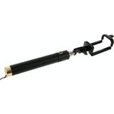 Adjustable Bluetooth Wireless Self-timer Handheld Monopod  For iPhone  Galaxy  Huawei  Xiaomi  LG  HTC and Other Smart Phones  Extended Length: 80cm  Folding Length: 17cm(Gold)