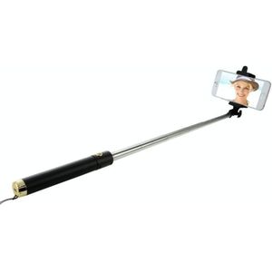 Adjustable Bluetooth Wireless Self-timer Handheld Monopod  For iPhone  Galaxy  Huawei  Xiaomi  LG  HTC and Other Smart Phones  Extended Length: 80cm  Folding Length: 17cm(Gold)