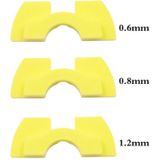 3 PCS Shock Absorption Shockproof Standing Handle Rubber Damper for Xiaomi Mijia M365 Electric Scooter(Yellow)