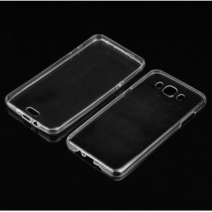 For Galaxy J7 (2016) / J710 0.75mm Double-sided Ultra-thin Transparent TPU Protective Case(Transparent)