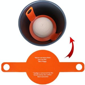 Oven Accessories Bread Dough Transfer Baking Mat Long Handle Extraction Mat(Orange)