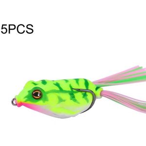 5 PCS Bionic Thunder Frog Lure Bait Simulation Fishing Bait  Specification: 5.0cm/9g(17)