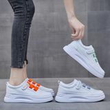 SH01 kleverige elastische patch ademende witte schoenen lente hardloopsneakers  maat: 35