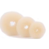 3 PCS Elegant Women Ladies Donut Hair Ring(Beige S)