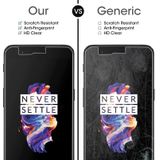 2 PCS OnePlus 5 0.3mm 9H Surface Hardness 2.5D Explosion-proof Non-full Screen Tempered Glass Screen Film