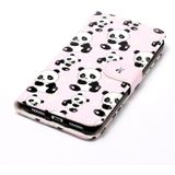 For Huawei  P8 Lite (2017) Gloss Oil Embossed Panda Pattern Horizontal Flip Leather Case with Holder & Card Slots & Wallet & Photo Frame