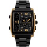 SKMEI 1274  Men Fashion Electronic Watch Multifunctional Outdoor Sports Watch(Golden)