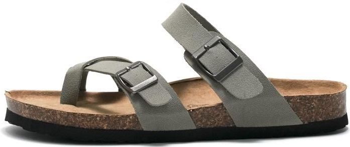 Ruizu Paar Cork Slippers Strandschoenen Slippers  Grootte: 45 (Grijs)