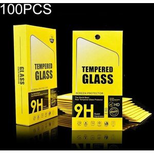 100 PCS Tempered Glass Film Screen Protector Thick Package Packing Paper Box