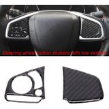 8 in 1 Carbon Fiber Trim Decal Stickers Whole Kits for Honda Civic