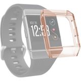 For Fitbit Ionic Full Coverage TPU Watch Case(Transparent Orange)