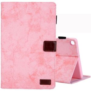 For Galaxy Tab S5e / T720 Business Style Horizontal Flip Leather Case  with Holder & Card Slot & Photo Frame & Sleep / Wake-up Function(Pink)