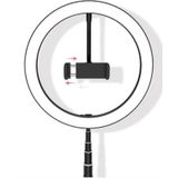Portable Collapsible Studio-Level Professional Fill Light Mobile Phone Bracket LED Ring Light(Black)