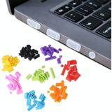 13 in 1 Universal Silicone Anti-Dust Plugs for Laptop (Black)