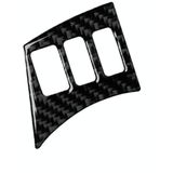 Car Carbon Fiber Steering Wheel Button Frame Decorative Sticker for Nissan 350z 2006-2009