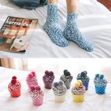 3 Pairs Christmas Women Fluffy Socks Warm Winter Cosy Lounge Socks(Dark Blue)